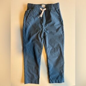 J.Crew Crewcuts Boys Size 6 Active Performance Tech Pant Blue-Gray Pull-on